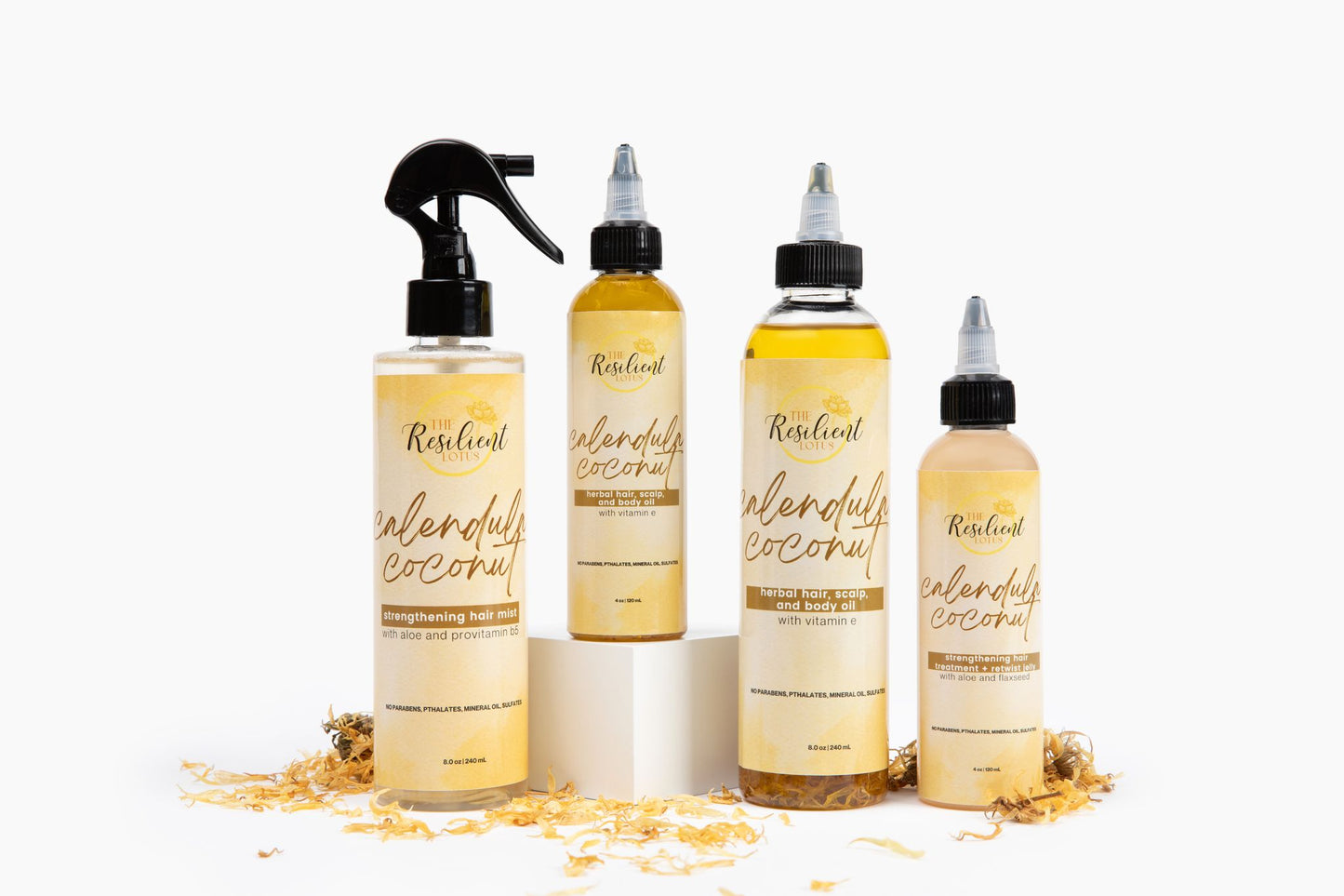 Calendula Coconut Herbal Hair & Body Oil