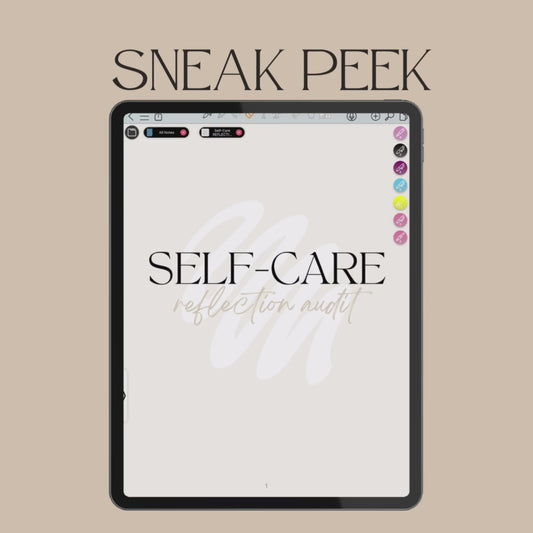 Self-Care Reflection Audit