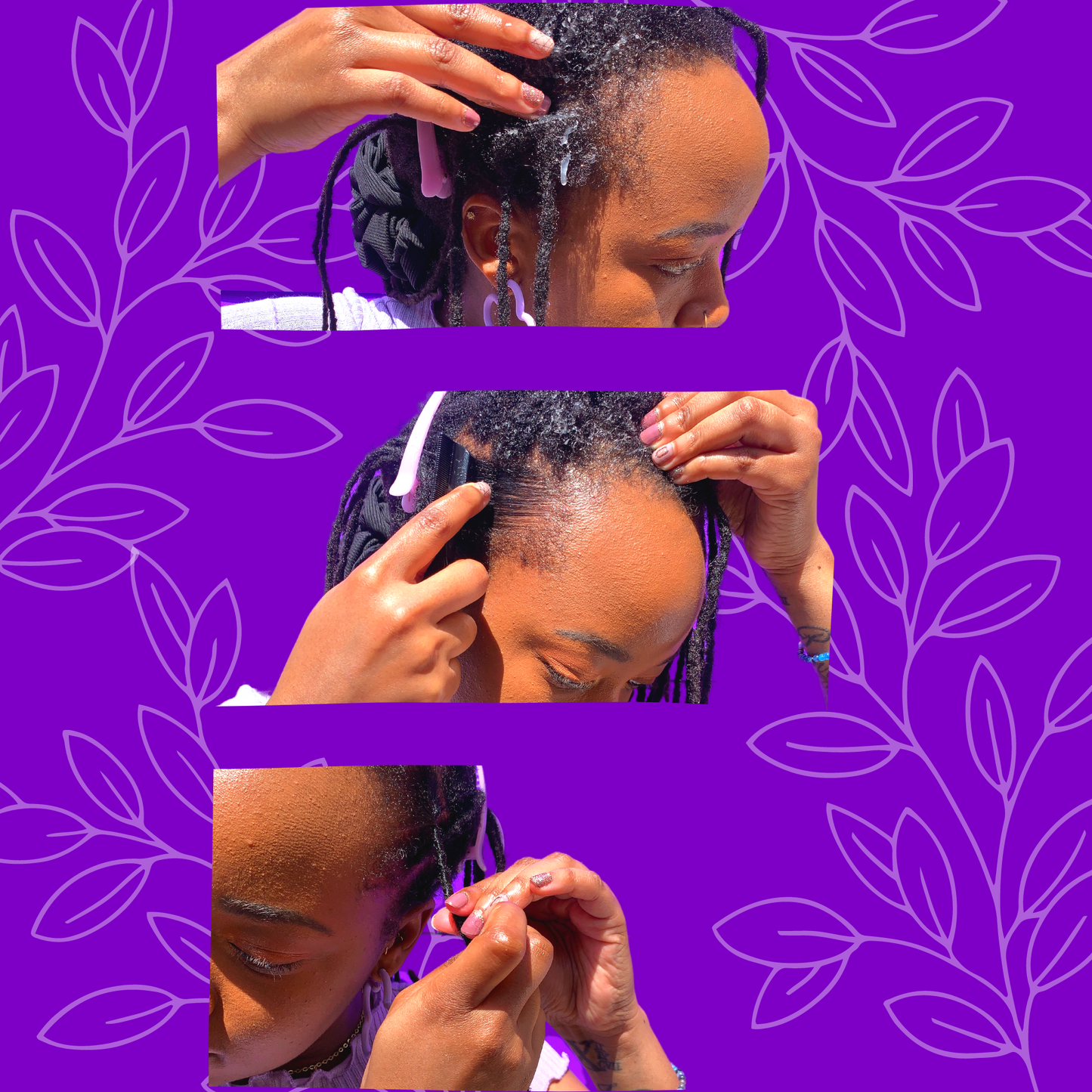 Lavender Rose Hydrating Scalp & Loc Retwist Jelly