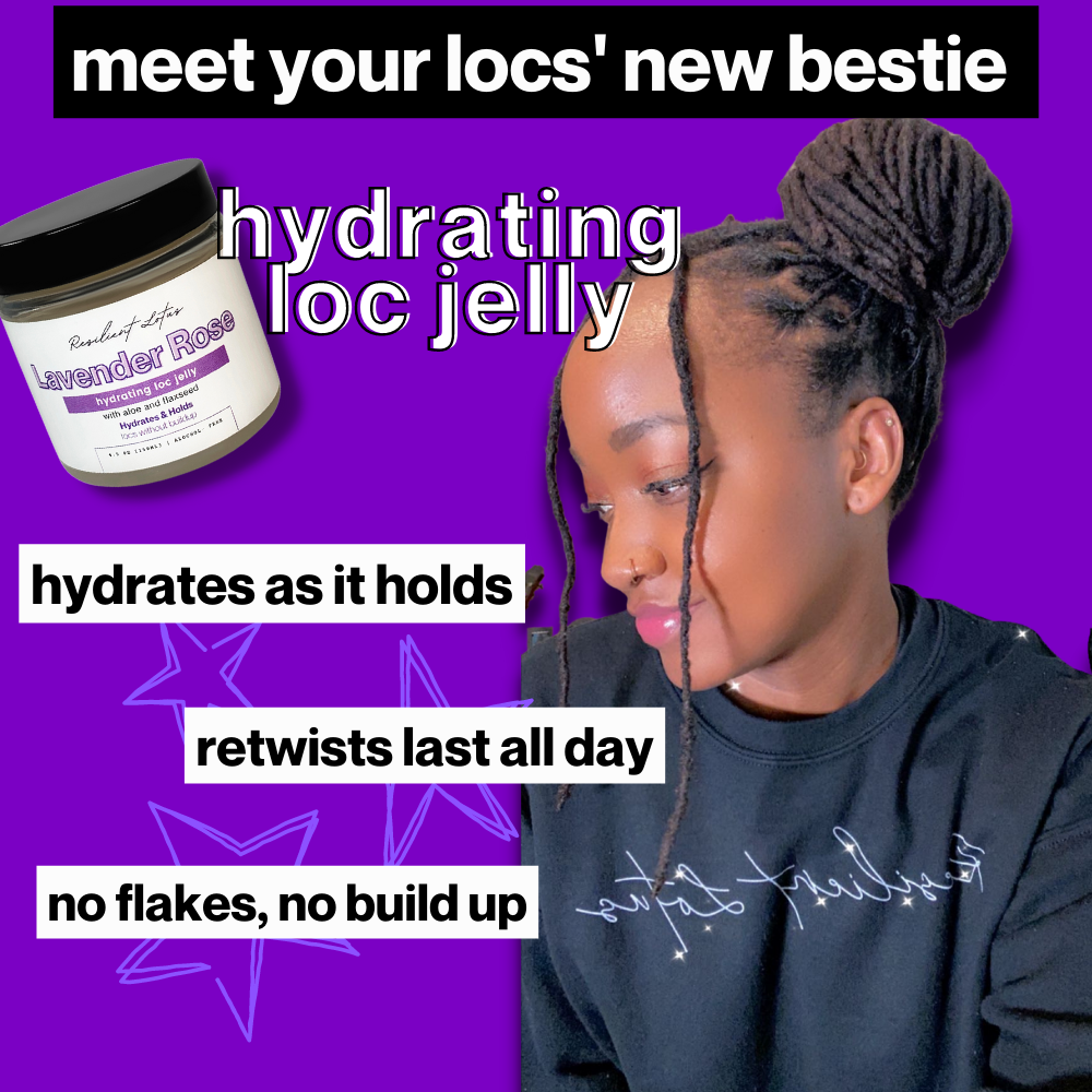 Lavender Rose Hydrating Scalp & Loc Retwist Jelly