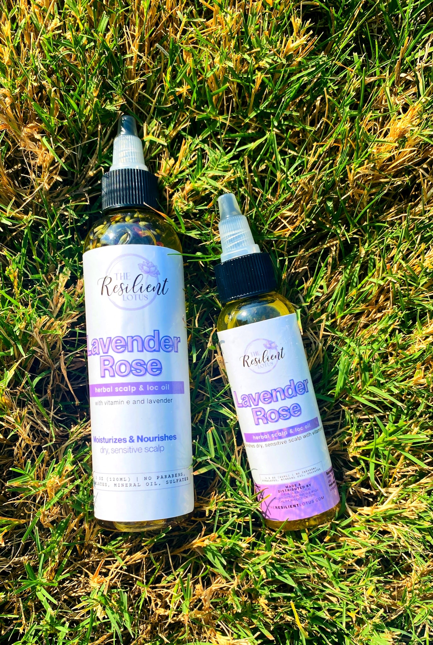 Lavender Rose Lightweight  Herbal Scalp & Loc Oil